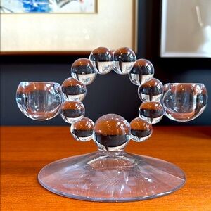 Candlewick candle holder by imperial glass